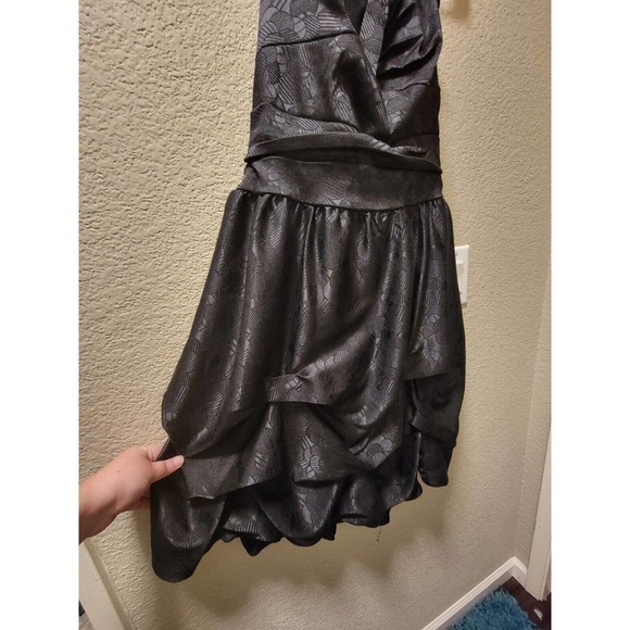 Torrid Black Ruffle Halter Dress Size 14 - Picture 2 of 6
